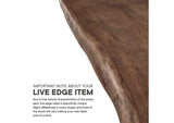EEI-6069-BLK-WAL Viggo 74" Live Edge Acacia Wood Dining Table By Modway