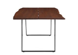 EEI-6069-BLK-WAL Viggo 74" Live Edge Acacia Wood Dining Table By Modway