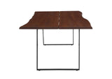 EEI-6071-BLK-WAL Viggo 96" Live Edge Acacia Wood Acacia Wood Dining Table By Modway