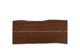 EEI-6071-BLK-WAL Viggo 96" Live Edge Acacia Wood Acacia Wood Dining Table By Modway