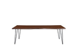 EEI-6072-BLK-WAL Ardor 96" Live Edge Acacia Wood Acacia Wood Dining Table By Modway
