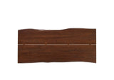EEI-6072-BLK-WAL Ardor 96" Live Edge Acacia Wood Acacia Wood Dining Table By Modway