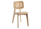 EEI-6077-GRY Habitat Wood Dining Side Chair Set Of 2 By Modway