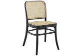 EEI-6078-BLK Winona Wood Dining Side Chair Set Of 2 By Modway