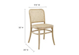 EEI-6078-GRY Winona Wood Dining Side Chair Set Of 2 By Modway