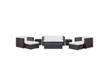 EEI-610-EXP-WHI-SET Venice 8 Piece Outdoor Patio Sofa Set By Modway