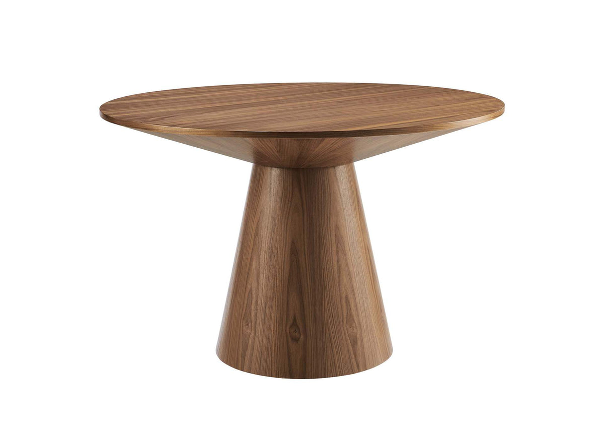EEI-6102-WAL Provision 47" Round Dining Table By Modway