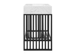 EEI-6106-WHI-BLK Gridiron 30" Bathroom Vanity By Modway