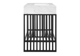 EEI-6108-WHI-BLK Gridiron 36" Bathroom Vanity By Modway