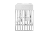 EEI-6109-WHI-SLV Gridiron 48" Bathroom Vanity By Modway