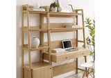 EEI-6111-OAK Bixby 2-Piece Wood Office Desk And Bookshelf By Modway
