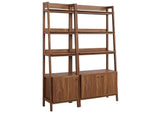 EEI-6113-WAL Bixby Wood Bookshelves Set Of 2 By Modway