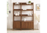 EEI-6113-WAL Bixby Wood Bookshelves Set Of 2 By Modway