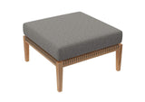 EEI-6121-GRY-GPH Clearwater 4-Piece Outdoor Patio Teak Wood Sectional Sofa By Modway