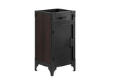 EEI-6411-WHI-BLK Steamforge 18" Bathroom Vanity By Modway