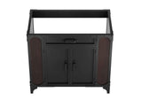 EEI-6129-BLK-WAL Steamforge 36" Bathroom Vanity Cabinet - Sink Basin Not Included - By Modway