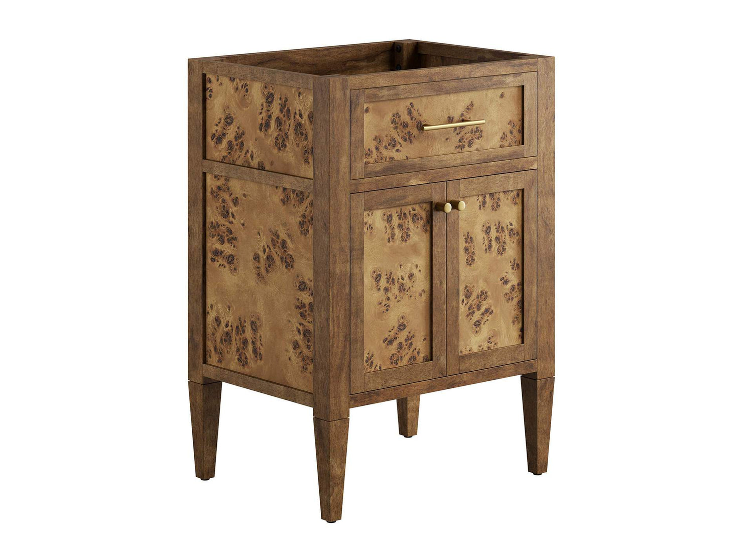 EEI-6137-BRN Elysian 24" Wood Bathroom Vanity Cabinet - Sink Basin Not Included - By Modway