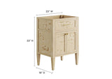 EEI-6137-BUR Elysian 24" Wood Bathroom Vanity Cabinet - Sink Basin Not Included - By Modway