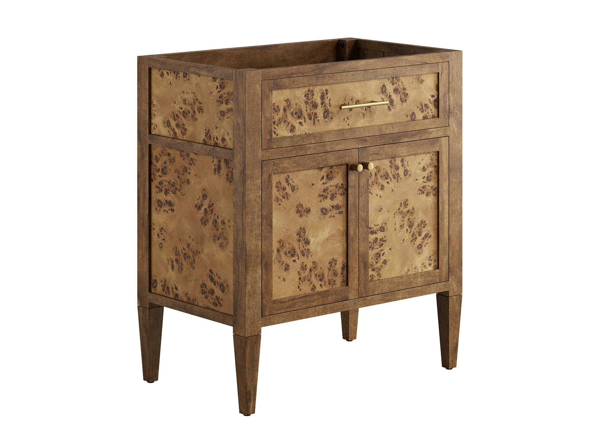 EEI-6138-BRN Elysian 30" Bathroom Vanity Cabinet - Sink Basin Not Included - By Modway