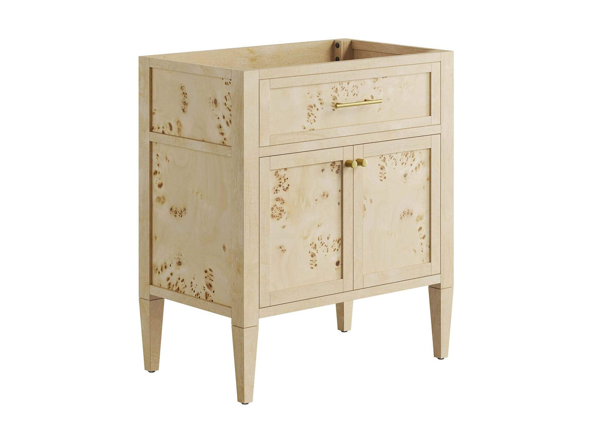 EEI-6138-BUR Elysian 30" Bathroom Vanity Cabinet - Sink Basin Not Included - By Modway