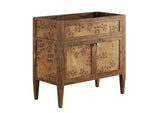 EEI-6139-BRN Elysian 36" Wood Bathroom Vanity Cabinet - Sink Basin Not Included - By Modway