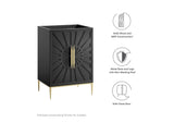 EEI-6160-BLK Awaken 24" Bathroom Vanity Cabinet By Modway