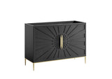 EEI-6163-BLK Awaken 48" Double Or Single Sink Compatible - Not Included - Bathroom Vanity Cabinet By Modway