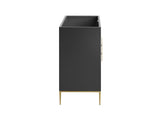 EEI-6163-BLK Awaken 48" Double Or Single Sink Compatible - Not Included - Bathroom Vanity Cabinet By Modway