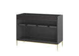 EEI-6163-BLK Awaken 48" Double Or Single Sink Compatible - Not Included - Bathroom Vanity Cabinet By Modway
