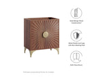 EEI-6166-WAL Daylight 30" Bathroom Vanity Cabinet By Modway