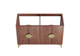 EEI-6169-WAL Daylight 48" Double Sink Compatible - Not Included - Bathroom Vanity Cabinet By Modway
