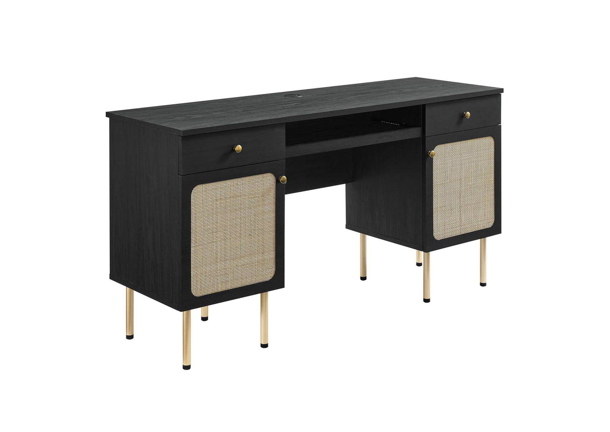 EEI-6199-BLK Chaucer Office Desk By Modway