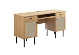 EEI-6199-OAK Chaucer Office Desk By Modway