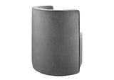 EEI-6222-GRY Della Performance Velvet Fabric Swivel Chair By Modway