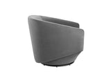 EEI-6224-GRY Series Performance Velvet Fabric Swivel Chair By Modway