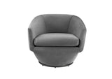 EEI-6224-GRY Series Performance Velvet Fabric Swivel Chair By Modway