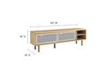 EEI-6234-OAK Kurtis 60" TV Stand By Modway