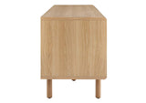 EEI-6236-OAK Kurtis 67" TV And Vinyl Record Stand By Modway