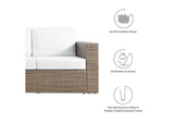 EEI-6245-CAP-WHI Convene Outdoor Patio Sofa By Modway