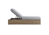 EEI-6247-CAP-GRY Convene Outdoor Patio Chaise Lounge Chair By Modway
