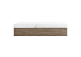 EEI-6247-CAP-WHI Convene Outdoor Patio Chaise Lounge Chair By Modway