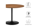 EEI-6249-BLK-WAL Amuse 40" Dining Table By Modway