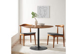 EEI-6249-BLK-WAL Amuse 40" Dining Table By Modway