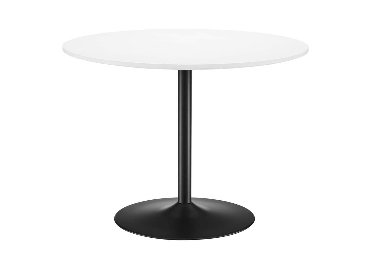 EEI-6249-BLK-WHI Amuse 40" Dining Table By Modway