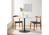 EEI-6249-BLK-WHI Amuse 40" Dining Table By Modway
