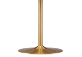 EEI-6249-GLD-WAL Amuse 40" Dining Table By Modway