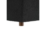 EEI-6258-BLK Commix Down Filled Overstuffed Boucle Fabric Ottoman By Modway