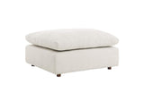 EEI-6258-IVO Commix Down Filled Overstuffed Boucle Fabric Ottoman By Modway