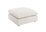 EEI-6258-IVO Commix Down Filled Overstuffed Boucle Fabric Ottoman By Modway
