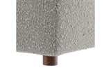 EEI-6258-LGR Commix Down Filled Overstuffed Boucle Fabric Ottoman By Modway